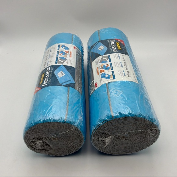 3M Scotch Flex and Seal Shipping Roll 15 Inch x 20 Foot Waterproof Wrap Lot of 2 - Picture 3 of 4